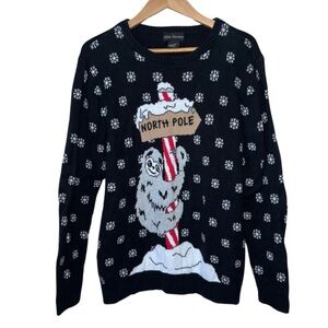 Alex Stevens Sweater Christmas Sloth at The North Pole Size XL 18/20